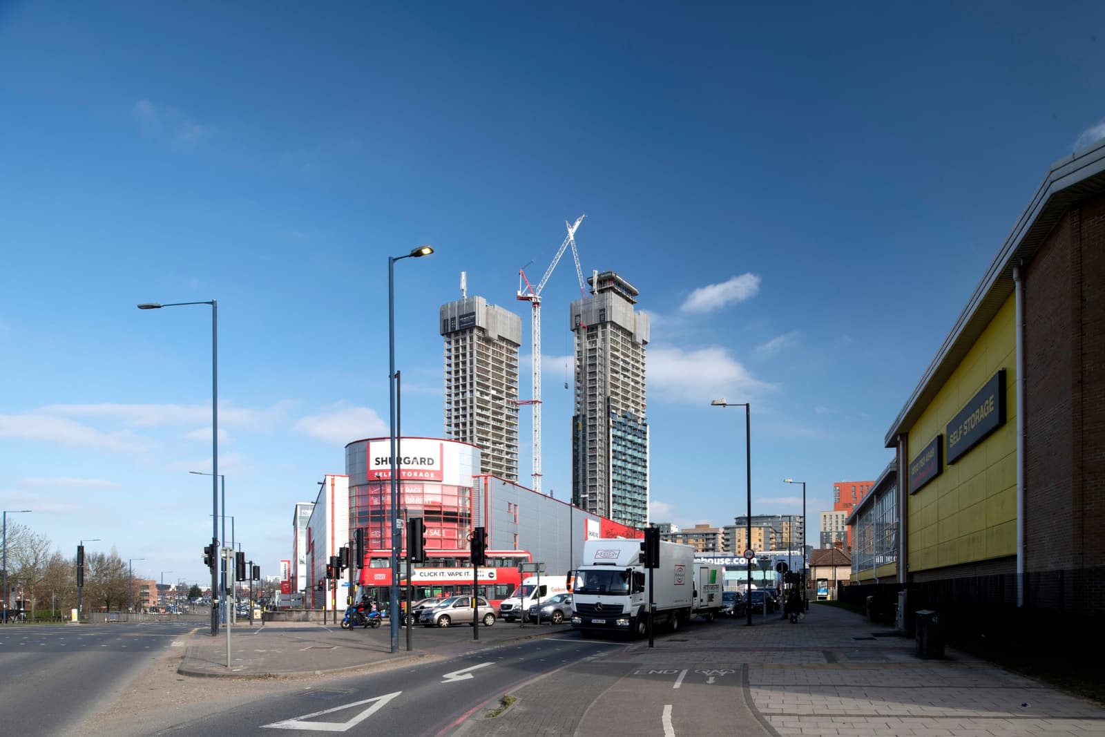 Picture of the existing site and North Acton 