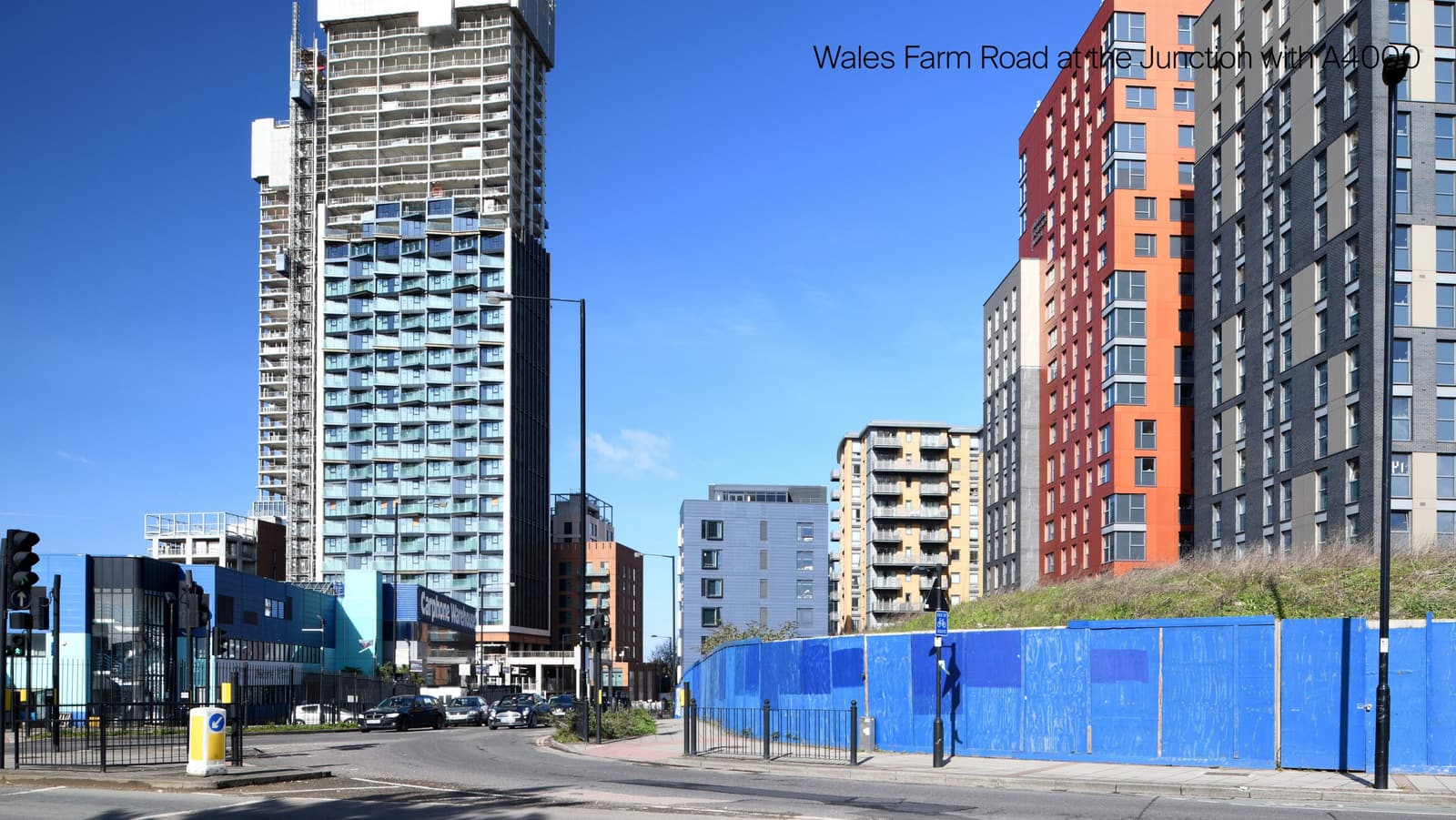 Picture of the existing site and North Acton 